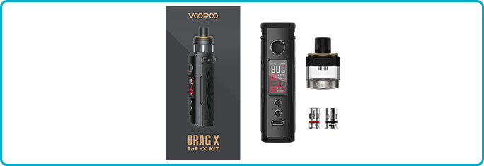 achat kit voopoo drag x pnp x