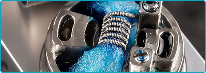 mono coil dripper top to bottom feed airflow lost vape