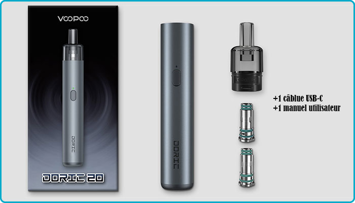 prix et avis doric 20 pod voopoo debutant