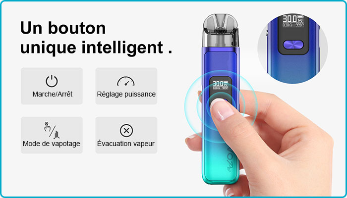 pod de vape un seul bouton