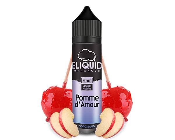 Pomme d'amour 0mg 50/50 10ml - Eliquid France