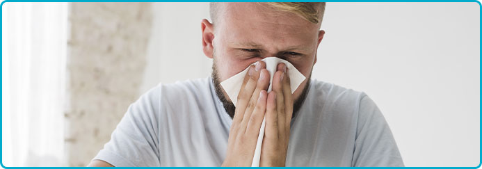 Vapotage et nez qui coule