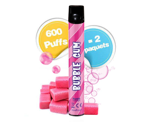 achat puff bubble gum sans nicotine