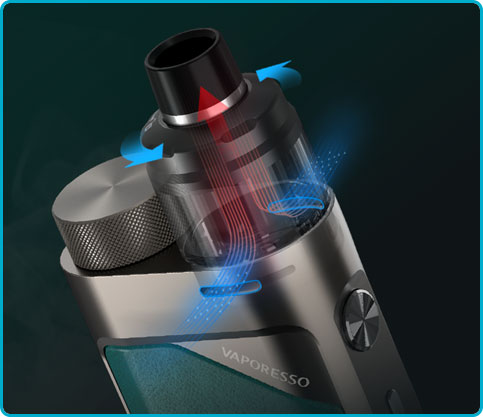 reglage airflow vaporesso swag px80