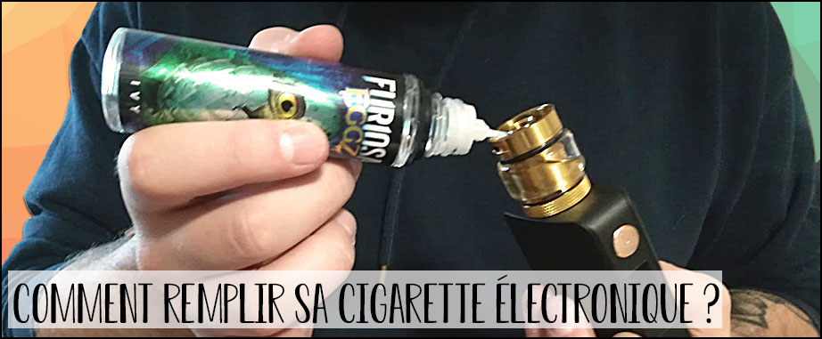 comment remplir une e cigarette