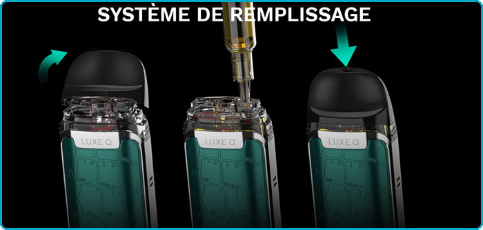 avis remplissage luxe q vaporesso