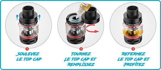 comment remplir le tfv9 smoktech