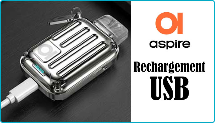 aspire riil x rechargement usb