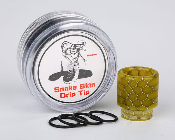drip tip snake skin 810 blitz jaune
