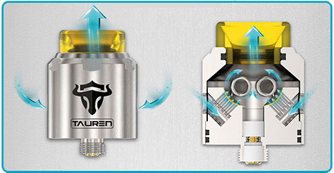 Tauren RDA THC airflow