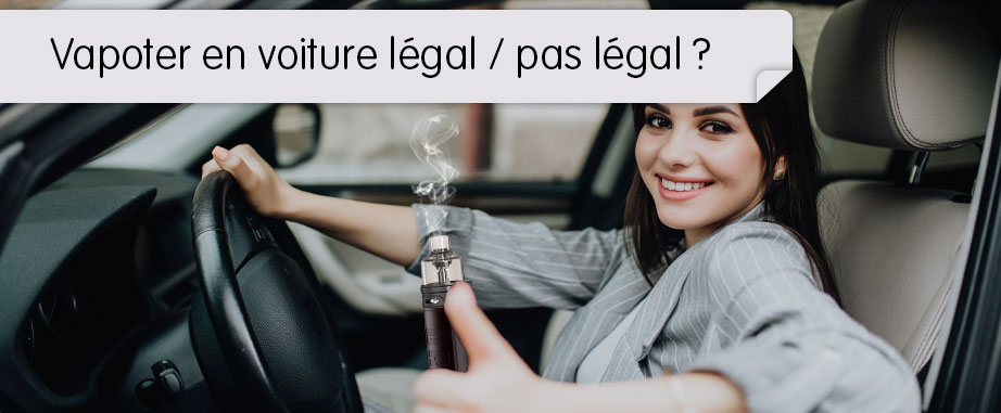 vapoter en voiture avec un mineur