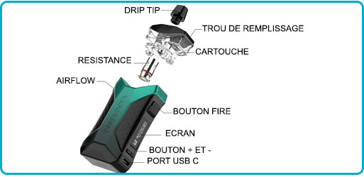 kit pod mtl vaporesso xiron